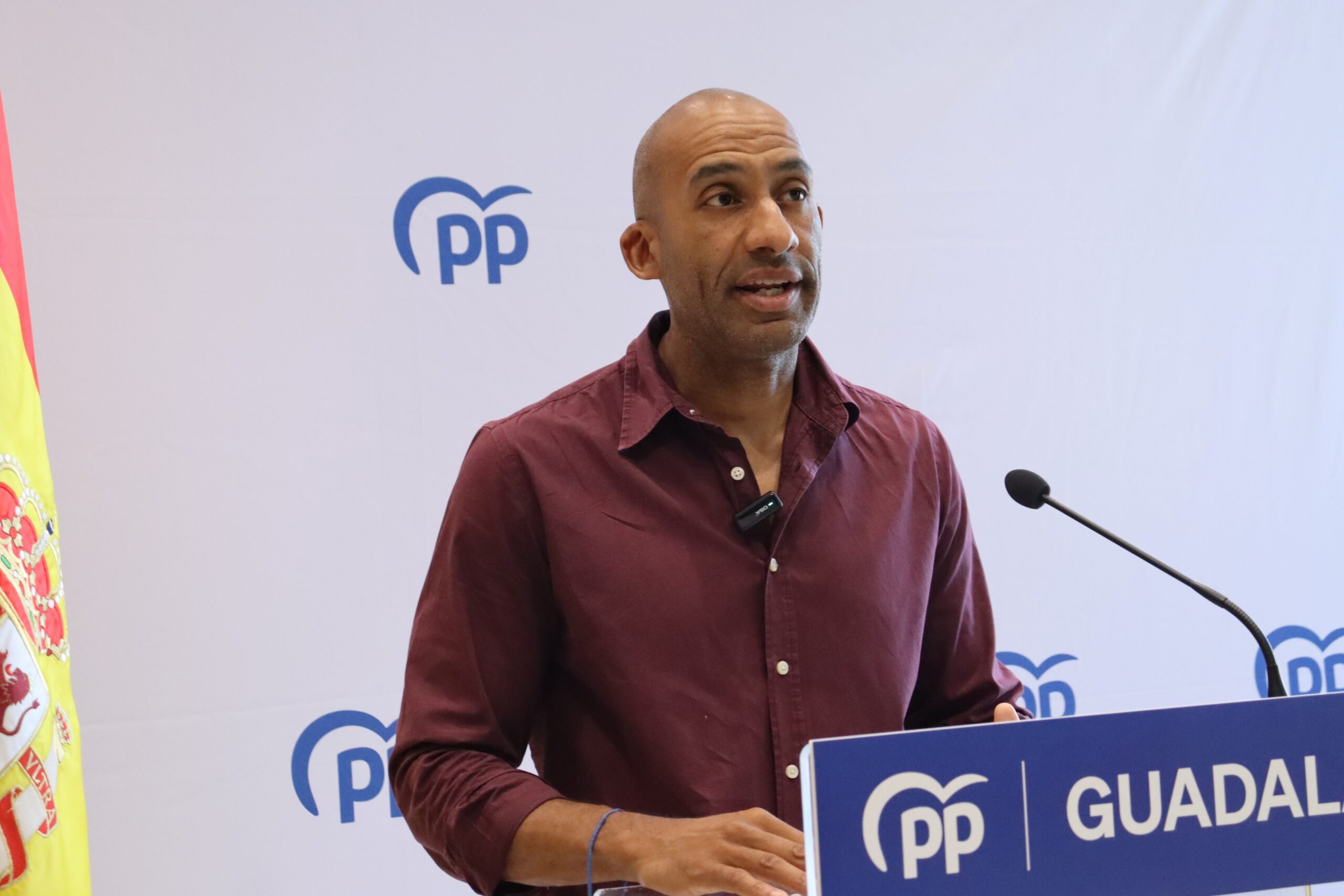 Engonga en la rueda de prensa de esta mañana